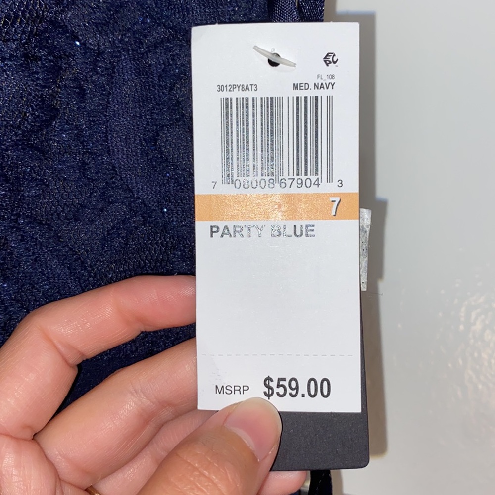 Size 7 party dress NWT from Macy's (City Studio)‎ - Picture 4 of 5